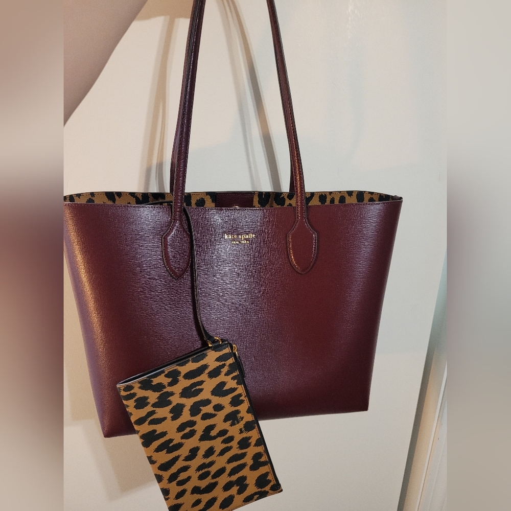 Kate Spade Brown Leather Tote Bag